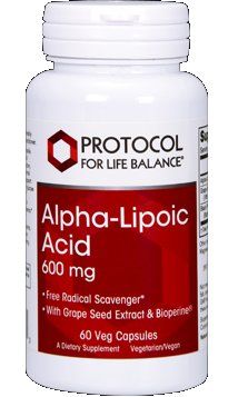 Alpha-Lipoic Acid 600 mg 60 vcaps