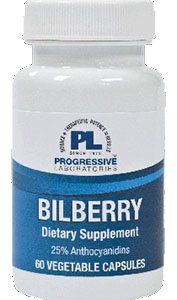 Bilberry 60 vegcaps 495mg per capsule