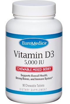 Vitamin D3 5,000IU Mixed Berry 90 Chews