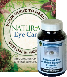 Natural Eye Care EBook plus Advanced Eye & Vision Support Formula